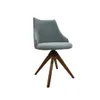 SILLA LUCI GIRATORIA CON PATAS DE MADERA / COLOR VERDE 2127 - Escritorios y sillas de escritorio, Uruguay | Rosas Hermanos, vista 1 de 3