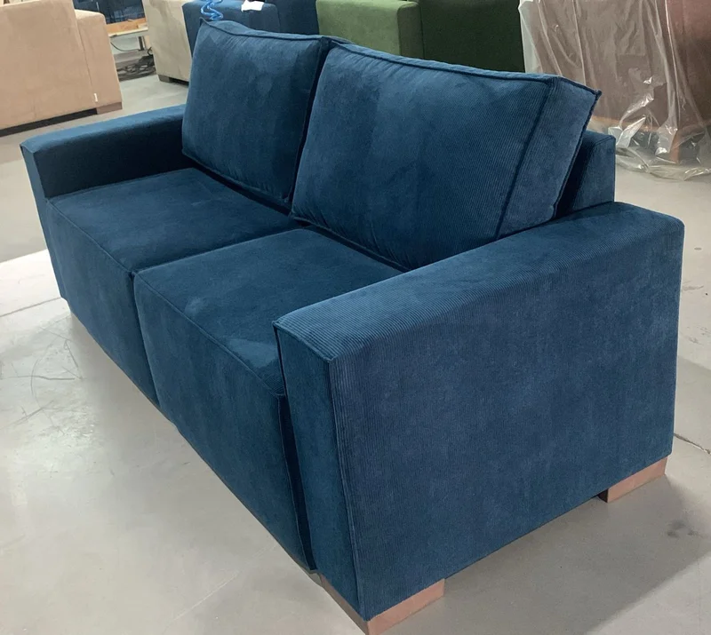 Sofa Moscú 3 Cuerpos 200cm – Azul Easy Clean en Azul - Sillones y sofás, Uruguay | Berna Home, vista 8