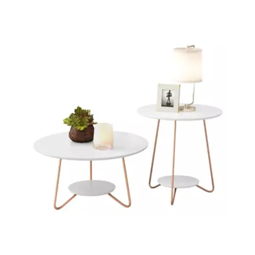 Mesa De Living Mesa Lateral Ratona Linea Retro Blanco - Mesas de arrimo, Uruguay | Muebles Express