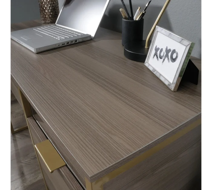 Escritorio Doble Cajonera y Estante Inferior - Sauder - Linea International Lux en Madera natural - Escritorios, Uruguay | Ecowood, vista 5