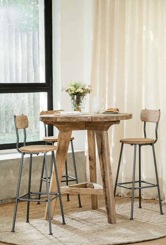SILLA DE BAR JAZZ en Madera natural - Sillas, Uruguay | La Iberica, vista 4