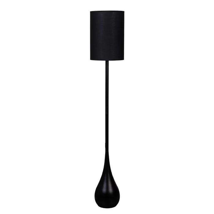 Lámpara De Pie Metal-y-tela Negro Xyf8073 en Negro - Lámparas de pie, Uruguay | Divino