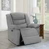 Recliner Eléctrico Tela Gris Marsella Ii en Gris - Sillones y sofás, Uruguay | Divino, vista 8 de 9