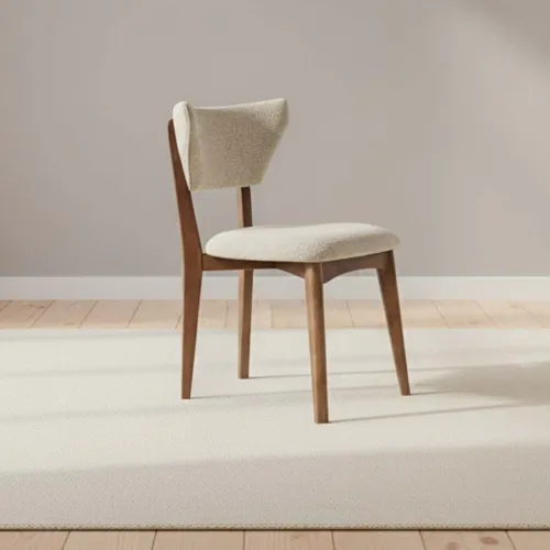 Silla De Comedor Mdf-y-madera Natural-beige Juliana en Beige - Sillas, Uruguay | Divino