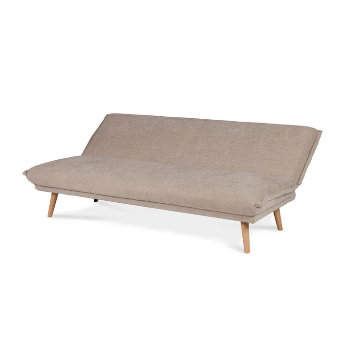 Sofá Cama Forma - Tela Microfibra - 130 (Beige) en Beige - Sillones y sofás, Uruguay | Nyr, vista 3