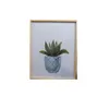Marco Natural Flower Pot lll en Madera natural - Decoración de pared, Uruguay | Finkel, vista 2 de 2