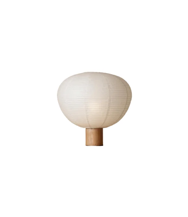 L. MESA BLOMUS KAMI OAK D32XH31 en Blanco - Lámparas de mesa, Uruguay | Más Infinito Casa