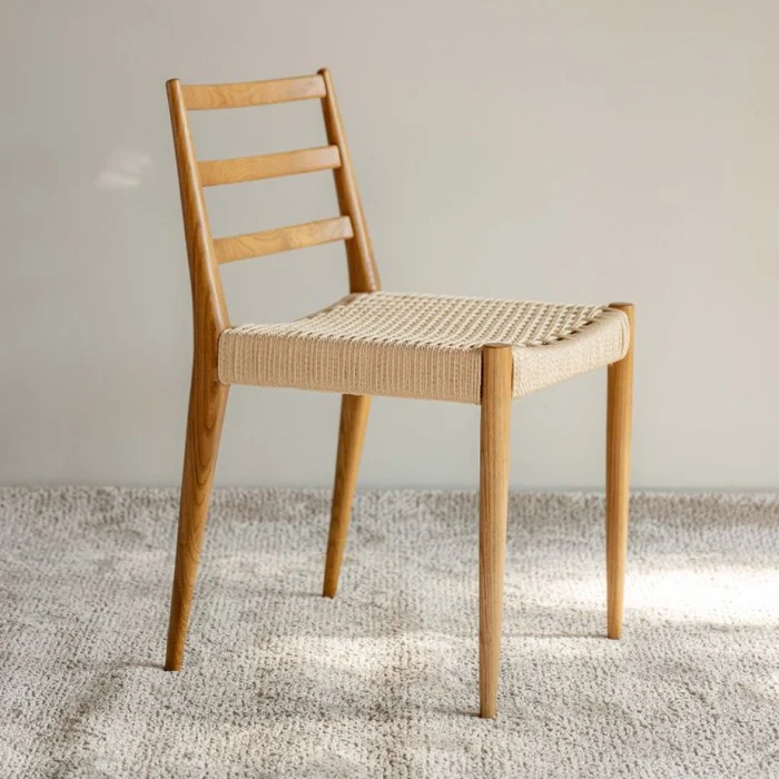Silla Analy / Madera y Fibra - Natural en Beige - Sillas, Uruguay | Fábrica Italiana