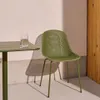 Silla de exterior Quinby con patas de acero verde en Verde - Sillas, Uruguay | Kavehome, vista 2 de 9