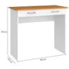 Escritorio Juvenil Mesa De PC 90cm Con Cajón Blanco / Cinamomo en Multicolor - Escritorios y sillas de escritorio, Uruguay | Mulata, vista 6 de 6