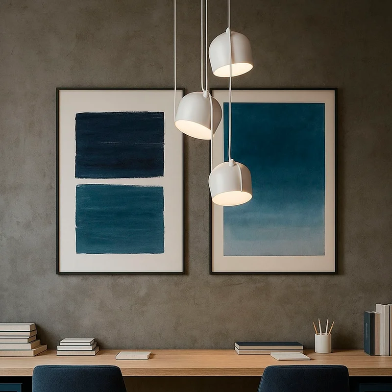 LUMINARIA NORMAN WHITE XS en Blanco - Lámparas colgantes, Uruguay | Berlina Store, vista 3