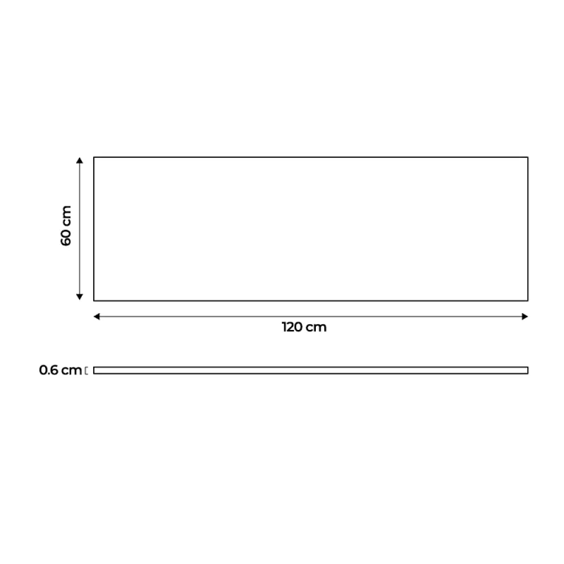 Panel LED 72W 120X60CM Luz Cálida en Blanco - Lámparas colgantes, Uruguay | Serlux, vista 4