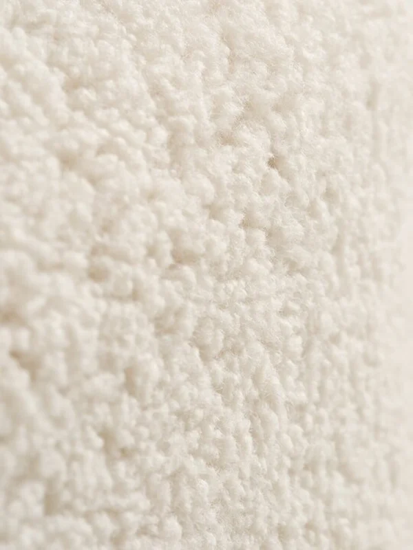 Puf OREBO 84x45 felpa crudo en Blanco - Butacas, banquetas y puffs, Uruguay | JYSK, vista 3