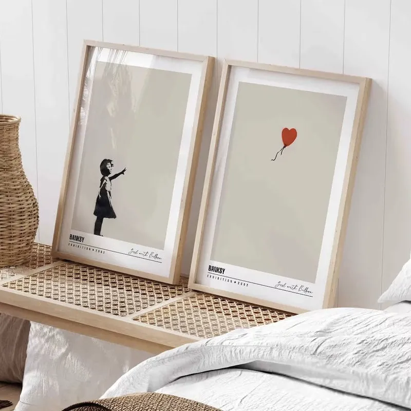 Banksy - Girl with ballon - Láminas, Uruguay | La Cuadrería