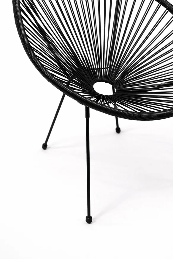 Butaca Acapulco - Negro en Negro - Sillones y sofás, Uruguay | Indian, vista 2