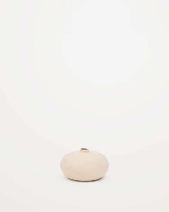 Jarrón de papel maché Nivala - 8,5cm en Blanco - Jarrones, Uruguay | Kavehome