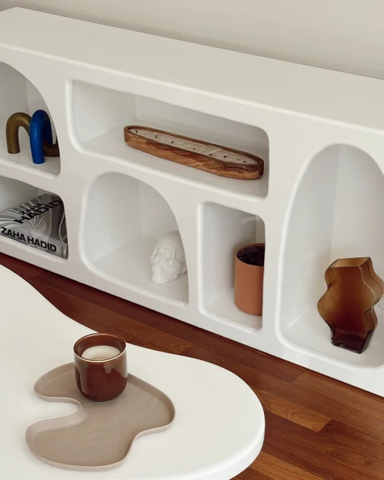 rack AGIA en Blanco - Muebles para TV, Uruguay | Octo, vista 4