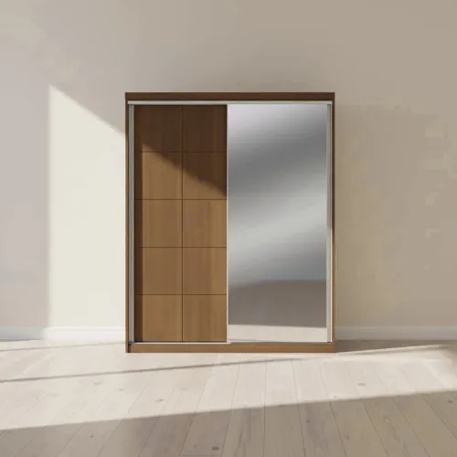 Ropero Placard 2 Puertas Mdf Natural-beige South en Beige - Roperos y placares, Uruguay | Divino