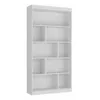 Biblioteca con reparticiones BLANCA 93x181x30 - Living, Uruguay | Que Sal Muebleria, vista 4 de 11