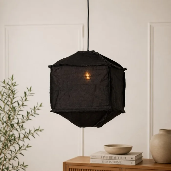 Lámpara De Techo Titan Negro en Negro - Lámparas de mesa, Uruguay | Aihaus