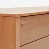 Aparador Alguema - 4 puertas en chapa de roble con acabado natural 200 x 74 cm en Madera natural - Aparadores y recibidores, Uruguay | Kavehome, vista 6 de 10