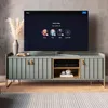 Rack Trendy Verde (Pie Dorado) 180 cm - Muebles para TV, Uruguay | Berna home, vista 6 de 7