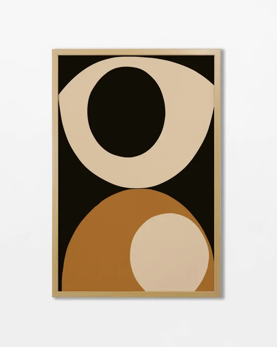Abstractos Neutros - Serie N.07 en Multicolor - Láminas, Uruguay | La Cuadrería