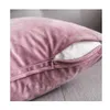 Almohadón Velvet Pink Purple con borde en Multicolor - Textiles, Uruguay | Finkel, vista 3 de 3