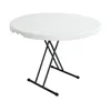 MESA VERONA REDONDA DE SERVICIO POLIPROPILENO 90 en Blanco - Muebles para el exterior, Uruguay | Alfa Ventas, vista 2 de 2