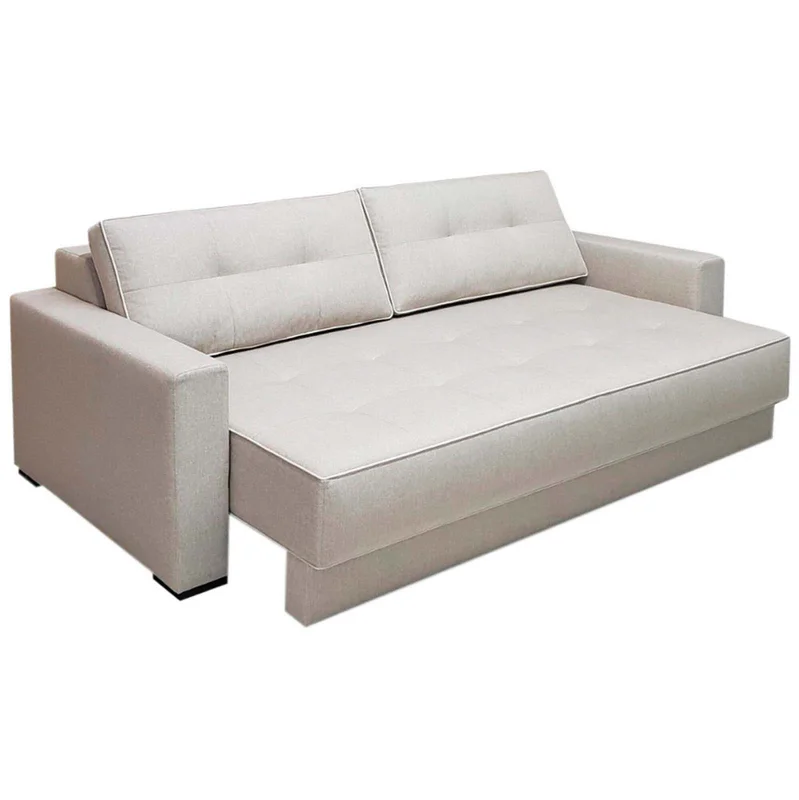 Sofá Cama Tela Natural-beige Paradise Beige en Beige - Sillones y sofás, Uruguay | Divino, vista 3
