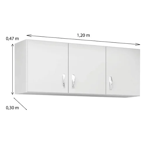 Aéreo de Cocina 611 en Blanco - Muebles, Uruguay | Soy Hogar, vista 2