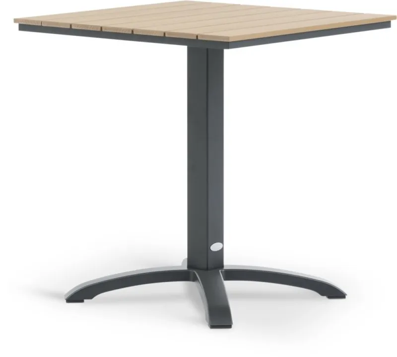 Mesa bistró HOBRO A70xL70 natural en Madera natural - Muebles para el exterior, Uruguay | JYSK