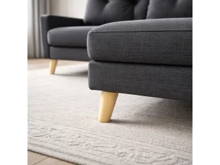 Sofá Negro 3 cuerpos con Chaise JN-2037 en Negro - Sillones y sofás, Uruguay | Que Sal Muebleria, vista 3