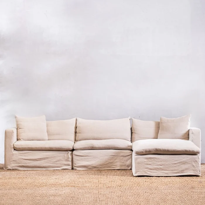 Sillón Modulado Olivo Crudo en Beige - Sillones y sofás, Uruguay | Aihaus