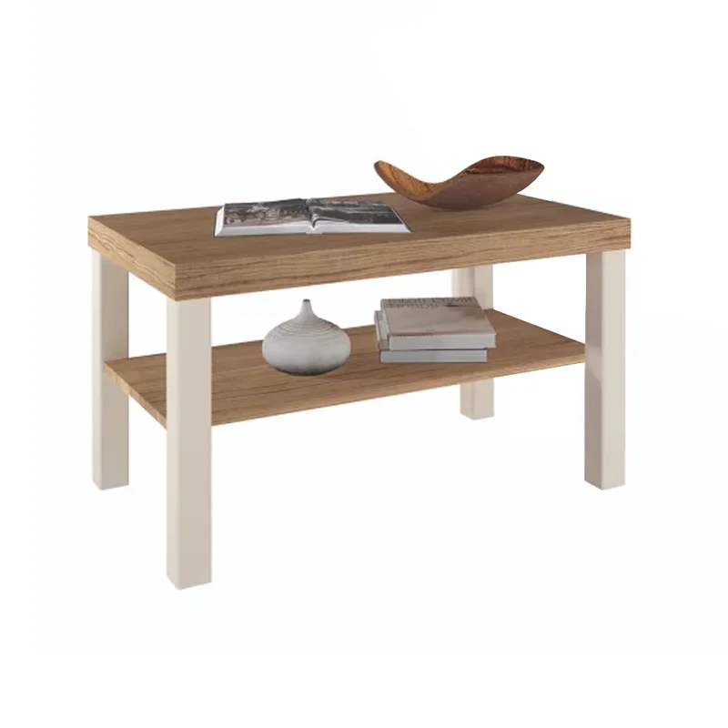 Mesa Lateral De Living 4 Patas Tapa Cuadrada 100% Mdp en CARVALHO OFF WHITE - Mesas de living, Uruguay | Soy Hogar, vista 4