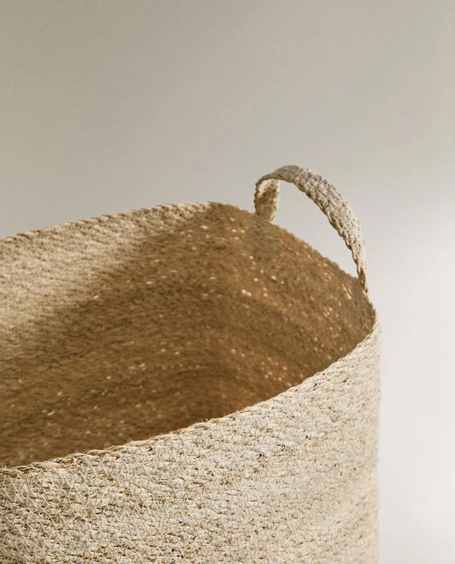 CESTAS SEAGRASS RECTANGULAR en Beige - Canastos, Uruguay | Zara Home, vista 5