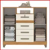Comoda 4 cajones + 2 puertas – Angra en Multicolor - Cómodas, Uruguay | Punto Unión, vista 4 de 10