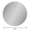 Espejo Redondo 60cm Base 100% MDF Bordes Blancos - Espejos, Uruguay | Balton, vista 5 de 5