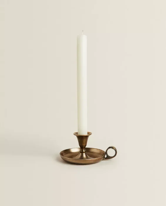 PALMATORIA DORADA en Dorado - Velas y Portavelas, Uruguay | Zara Home, vista 2