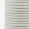 Jarrón Sibone de cerámica blanco - 11 cm en Blanco - Jarrones, Uruguay | Kavehome, vista 4 de 4