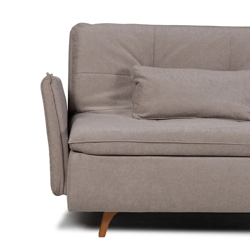 Sofá Cama Maira - C/Brazos - Tela Microfibra - 10287 (Tostado) en Marrón - Sillones y sofás, Uruguay | Nyr, vista 5