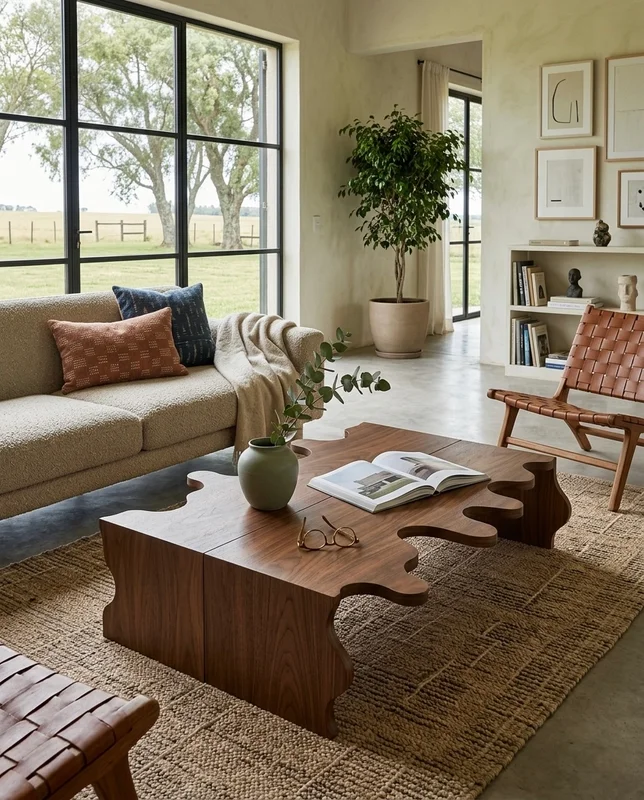 MESA DE LIVING DISEÑO ELO en Marrón - Muebles, Uruguay | Indrana, vista 4
