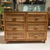 Comoda 6 cajones en Madera natural - Muebles para TV, Uruguay | FMB, vista 4 de 6