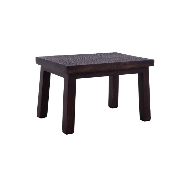 Taburete Acanalado Madera Marron 2412-013 en Marrón - Decoración, Uruguay | Divino, vista 2
