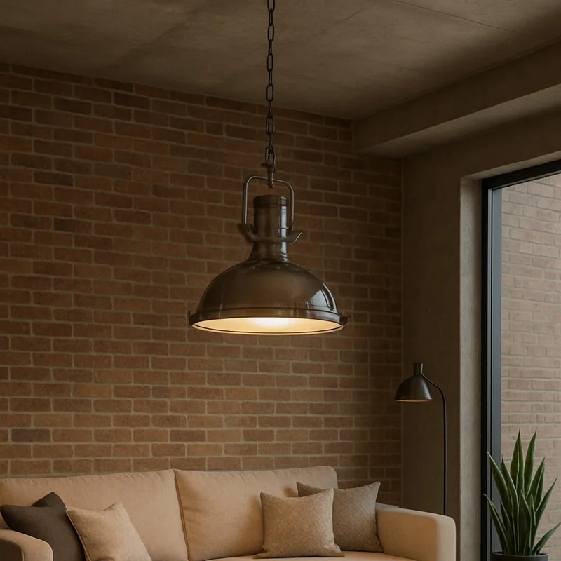 Luminaria tipo industrial Negra, escalonada E27 en Negro - Lámparas colgantes, Uruguay | Iluminica, vista 3