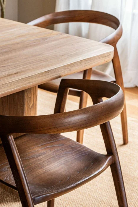 MESA COMEDOR ATHENA - 2.00 X 1.00 MTS en Madera natural - Mesas de comedor, Uruguay | La Iberica, vista 6