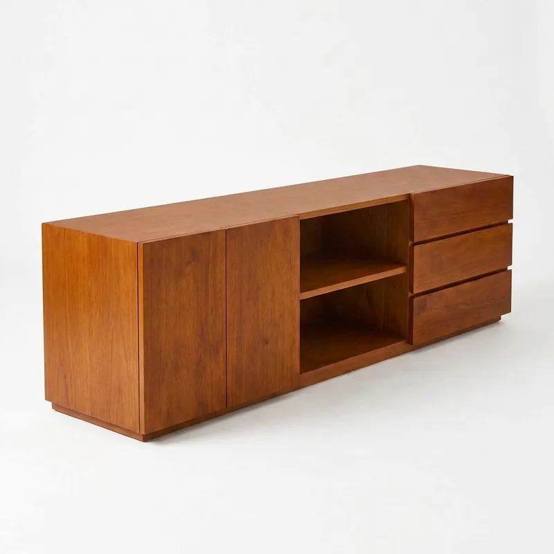 Rack Línea 210 en Madera natural - Muebles para TV, Uruguay | Diseno Montevideo