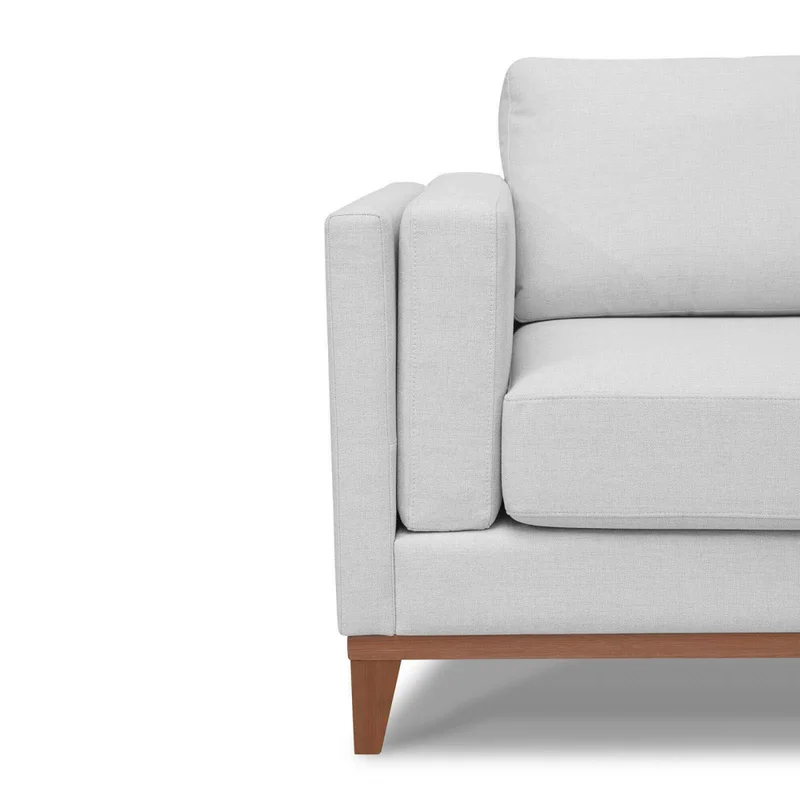 Sillón Con Chaise 3 Cuerpos Tela-premium Gris Easy Clean Luxor Premium Gris Cla en Gris - Sillones y sofás, Uruguay | Divino, vista 5