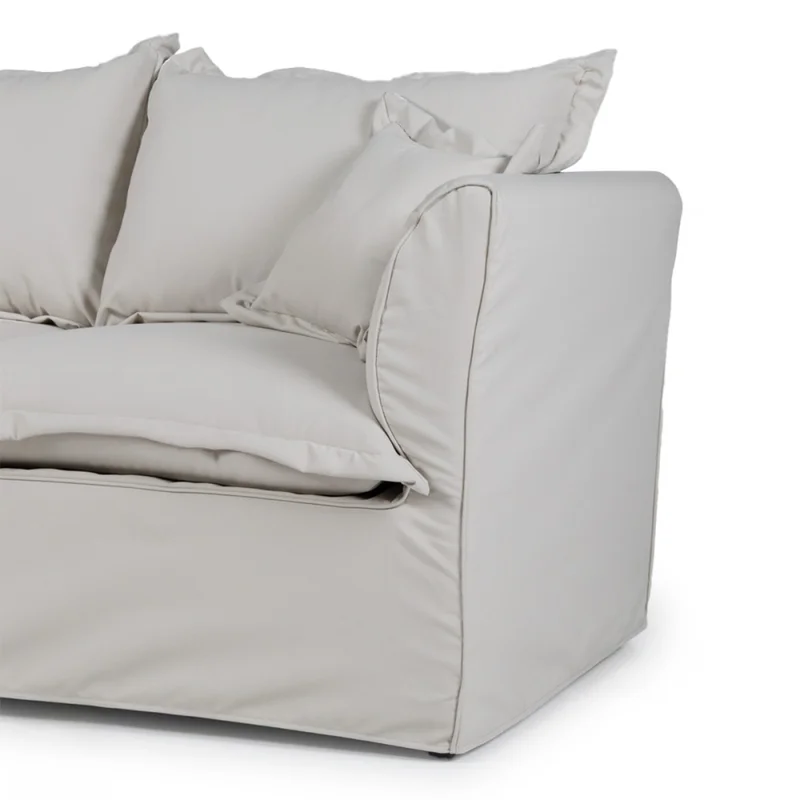 Sofá Marco con Funda - Tela Rústica - 2 cuerpos - 316/25 (Beige) en Beige - Sillones y sofás, Uruguay | Nyr, vista 4