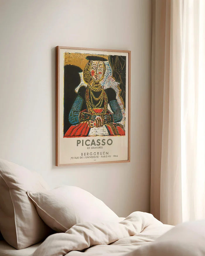 Picasso - Buste de femme en Multicolor - Láminas, Uruguay | La Cuadrería, vista 2
